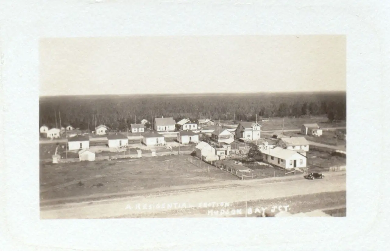 A residential section, Hudson Bay Junction, about 1930